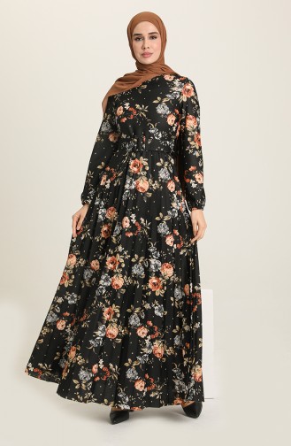 Tabak Hijab Kleider 9754.Taba