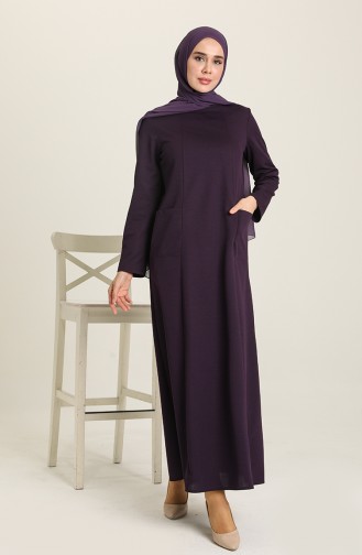 Robe Hijab Plum 2033-05