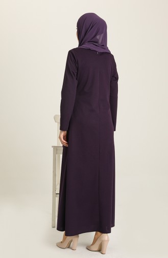 Robe Hijab Plum 2033-05