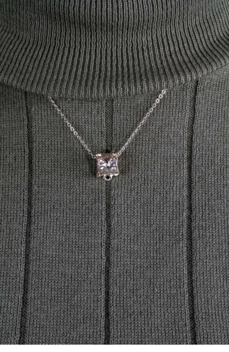 Collier Gris argenté 9853000046957