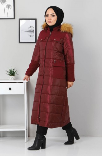Cep Detaylı Mont 2360 Bordo