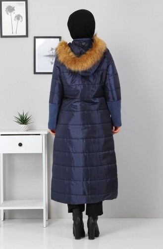Indigo Winter Coat 2360.İndigo