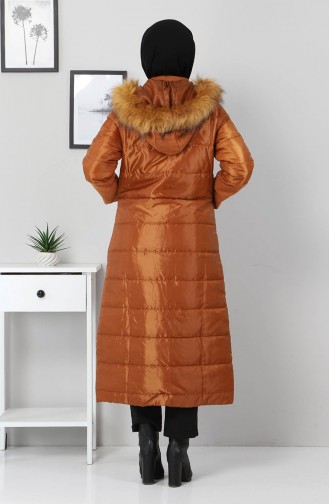 Tan Winter Coat 2360.Taba