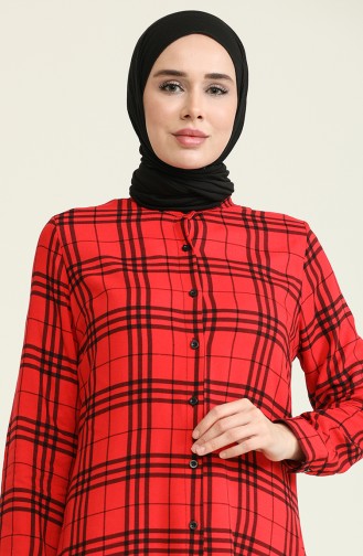Tunique Viscose 6553-02 Rouge 6553-02