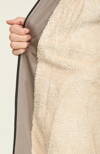 Beige Winter Coat 10188.Bej