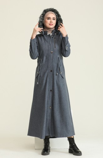 Indigo Coat 10392.İndigo