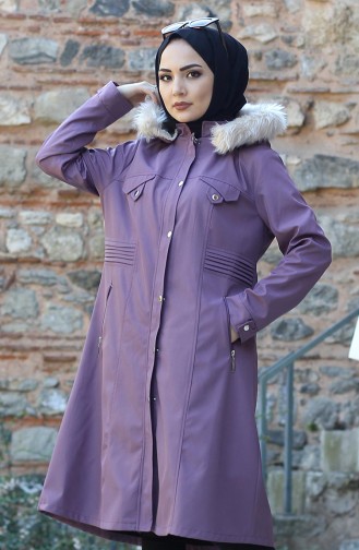 Violet Winter Coat 10224.Lila