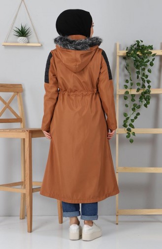 Tan Winter Coat 10384.Taba