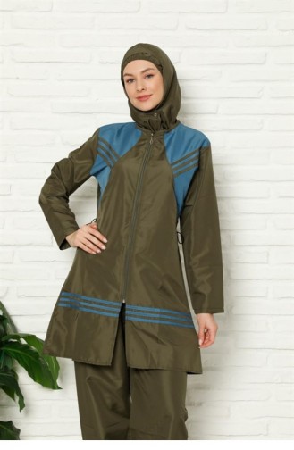 Khaki Hijab Badeanzug 2652.Haki