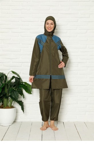 Khaki Hijab Badeanzug 2652.Haki