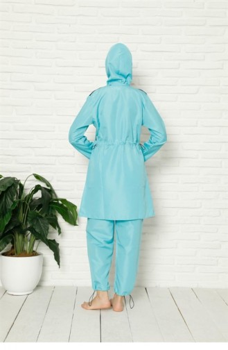 Maillot de Bain Hijab Turquoise 2657.Turkuaz