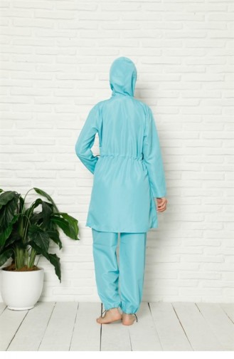 Turquoise Swimsuit Hijab 2668.Turkuaz