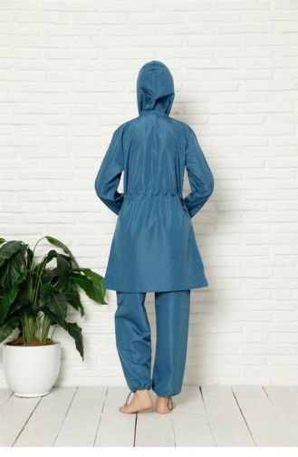 Indigo Modest Swimwear 2671.İndigo