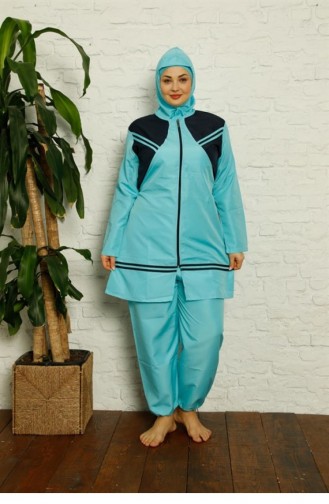 Turquoise Swimsuit Hijab 2678.Turkuaz