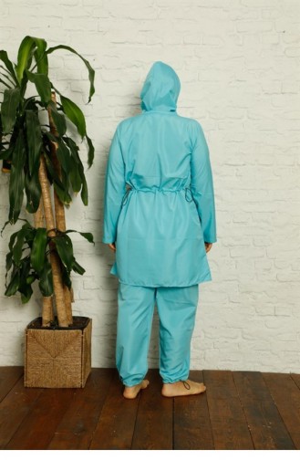Turquoise Swimsuit Hijab 2690.Turkuaz