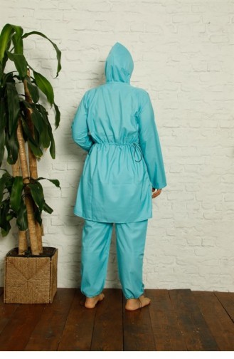 Turquoise Swimsuit Hijab 2700.Turkuaz