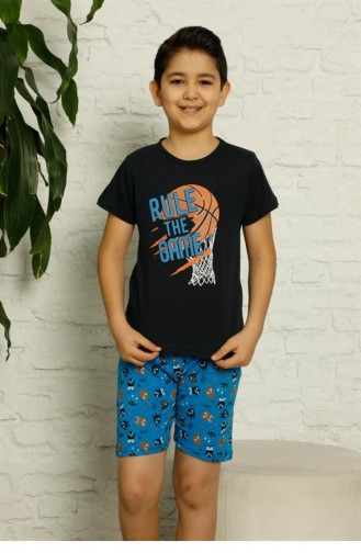 Ensemble de Pyjamas Bébé et Enfant Noir 2875.Siyah