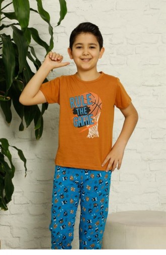 Tile Baby en Kinderpyjama`s 2878.Kiremit