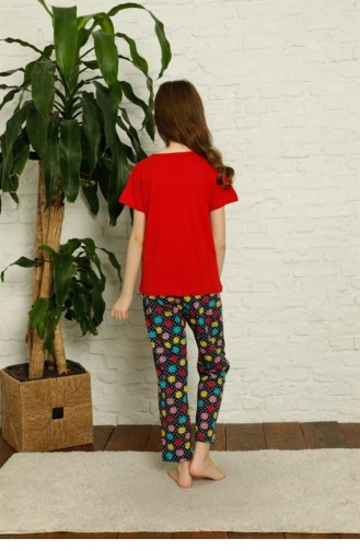 Red Baby and Children`s Pajama Set 2879.Kırmızı