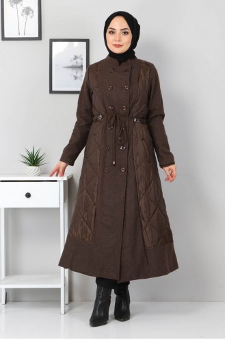 Brown Coat 2357.Kahverengi