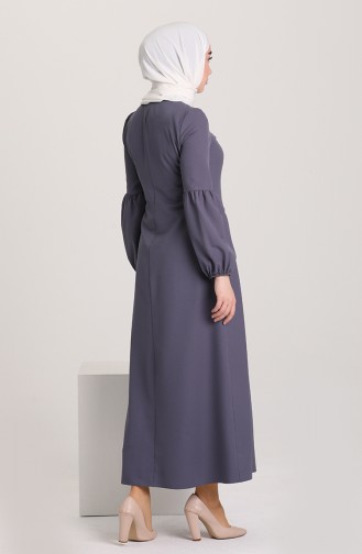 Anthrazit Hijab Kleider 12213