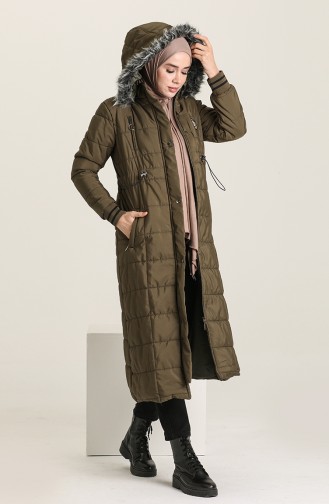 Khaki Winter Coat 10500.Haki