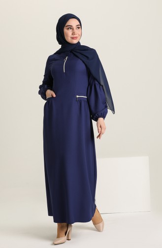 Indigo Hijab Kleider 12219