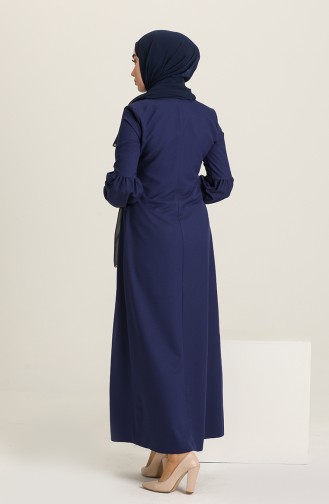Indigo Hijab Kleider 12219