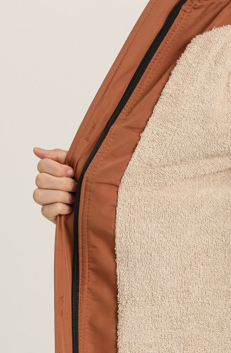 Kuşgözü Detaylı Mont 10341 Taba