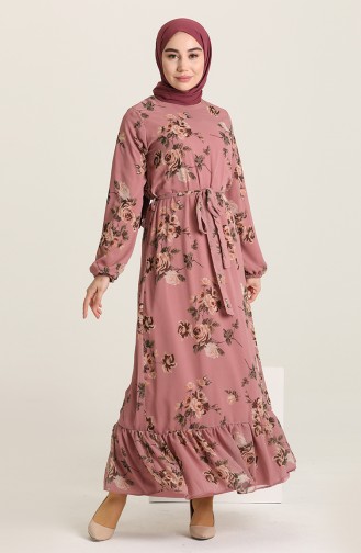 Robe Hijab Poudre 3114-02