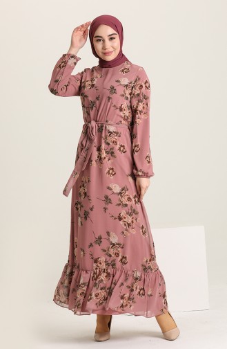 Robe Hijab Poudre 3114-02