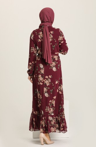 Robe Hijab Plum 3114-03