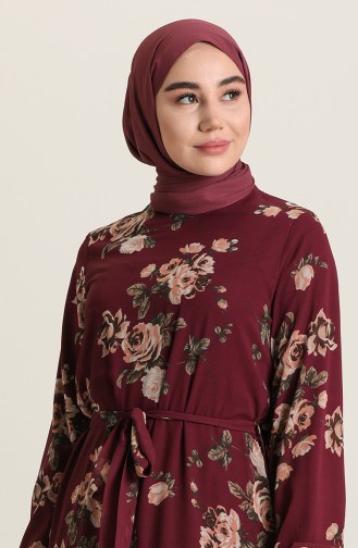 Zwetschge Hijab Kleider 3114-03