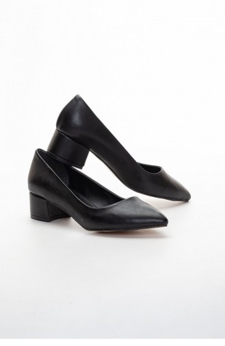 Black High-Heel Shoes 00000679-CLT