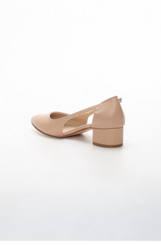 Hautfarbe Stöckelschuhe 00000680-NUDE