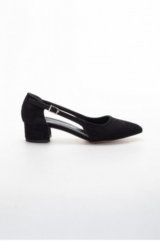Black High-Heel Shoes 00000680-ST