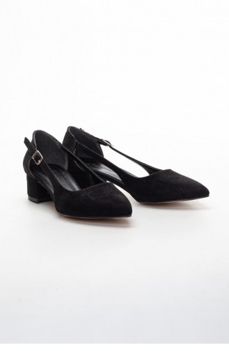 Black High-Heel Shoes 00000680-ST