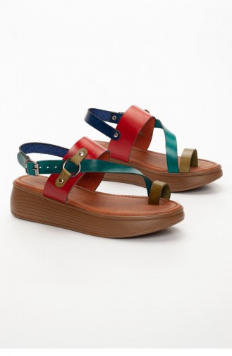 Brown Summer Sandals 00000691-MX