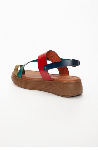Brown Summer Sandals 00000691-MX