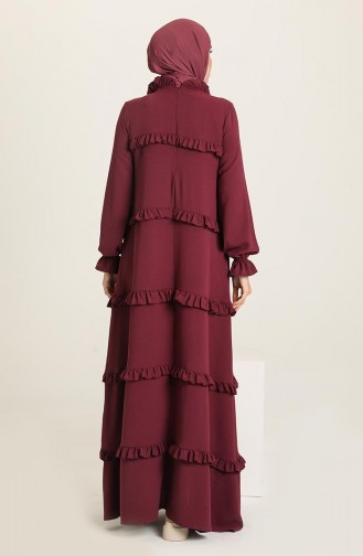 Cherry Hijab Dress 8397-02