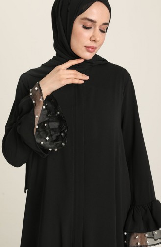 Black Abaya 8058-01