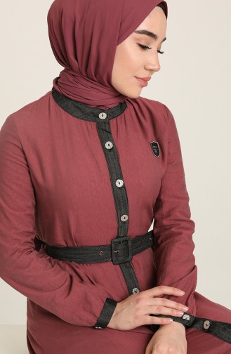 Dusty Rose Abaya 12996