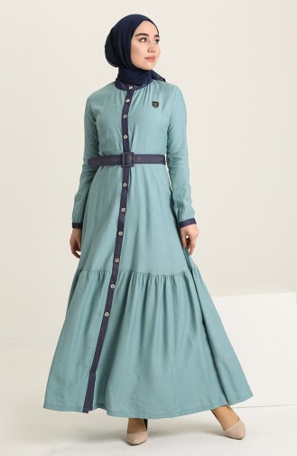 Mint Green Abaya 12997