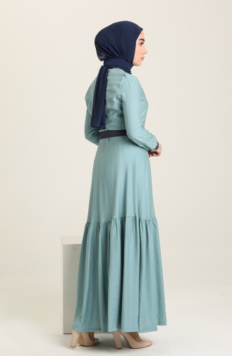 Mint Green Abaya 12997