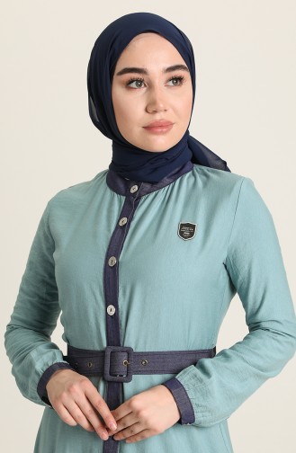 Mint Green Abaya 12997