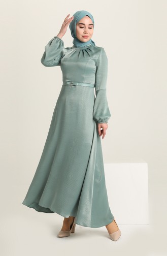 Minzengrün Hijab Kleider 8978.Mint