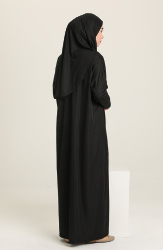 Black Praying Dress 1975-01