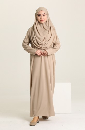 Dark Beige Praying Dress 1975-05