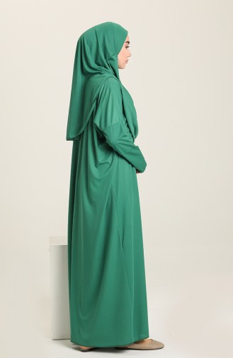 Robe de Prière Vert emeraude 1975-08