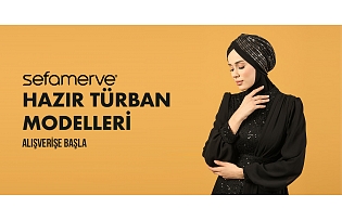 Sefamerve Hazır Türban Modelleri